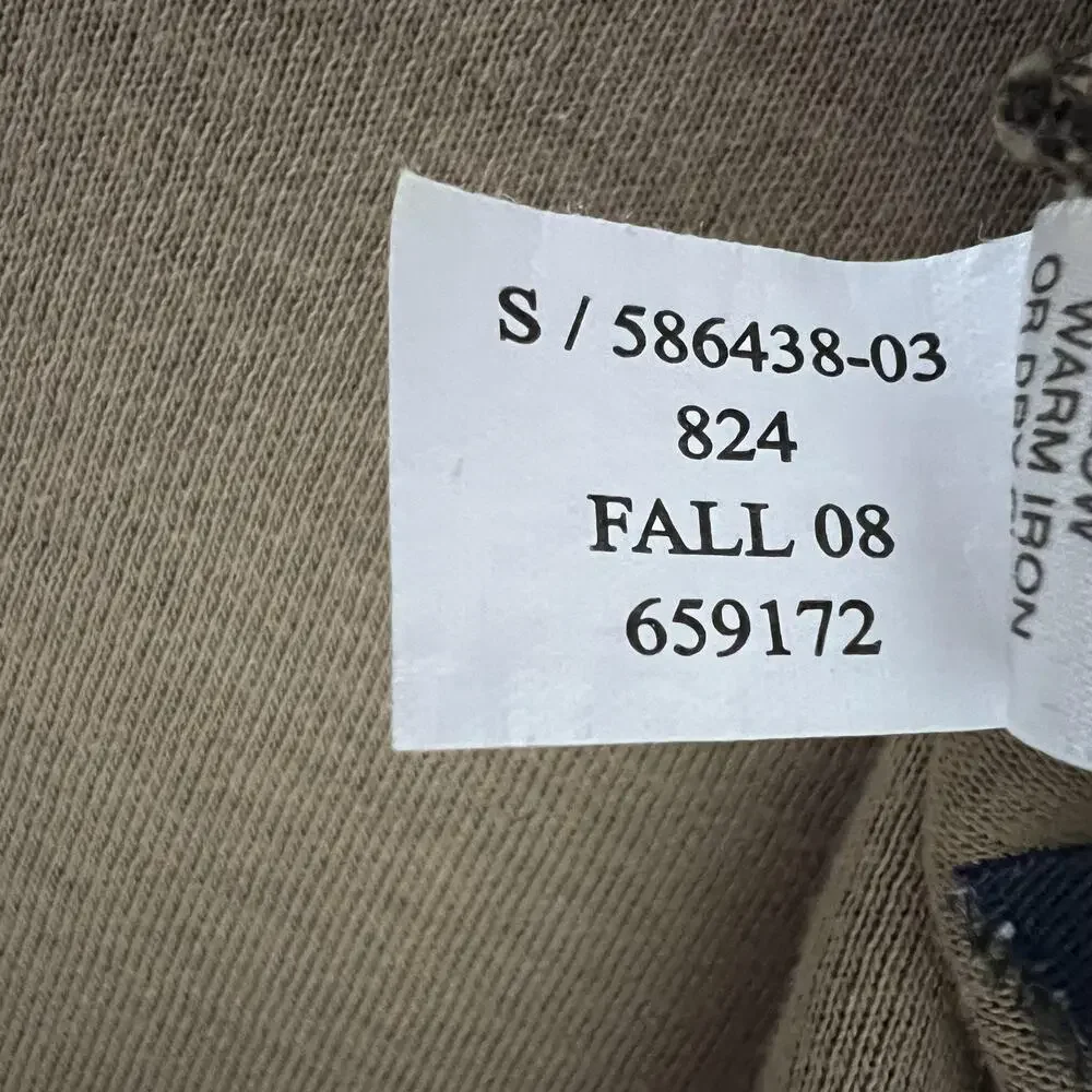 Banana Republic Sweater‎ Mens XL Brown Quarter Zip Pullover Cotton Knit Y2K 2008